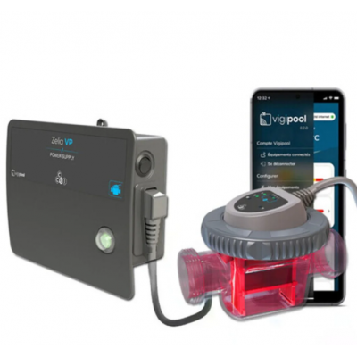 Electrolizor de sare cu Wi-Fi pentru piscina, 80 mc, Zelia VP - CCEI France PF10I270